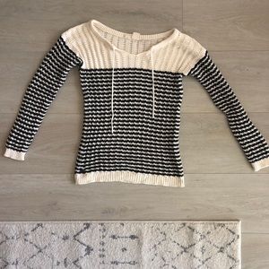 ROXY Striped Knit Sweater